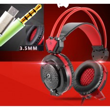 X8S Hi-Fi Over-Ear Phone Gaming Headset with Mic and LED Light for Android 